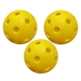 thumbnail image 1 of WDOplteas 3 Piezas Bolas Pickleball Huecas Plástico Duradero Con 40 Agujeros Alta Resistencia, 1 of 9