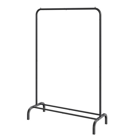 KFFKFF Clothes Rack Heavy Duty Clothing Garment Rack with Hanging Rod Bedroom