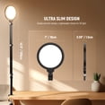 thumbnail image 3 of Neewer R18 18W 7" Desktop Ring Light with Stand & C-Clamp Arm, Full Screen LED, for Video Conference/Streaming/Makeup/Zoom, 3 of 8