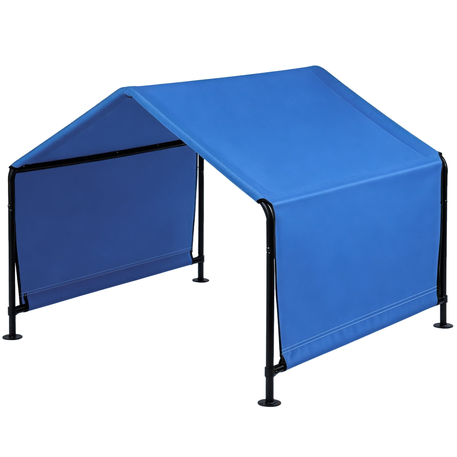 Blue Pet Tent, Waterproof UV-Resistant, Iron Tube Frame, Portable Foldable for Cats/Small Dogs/Rabbits