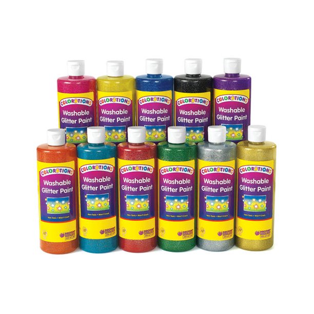 Gold Colorations Washable Glitter Paint, 16 oz. (Item CGPGO