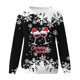 thumbnail image 2 of Gibobby Divertidas Sudaderas holgado a la moda para mujer informal de casa con estampado navideño para mujer, atlético y Y2K(Azul, S), 2 of 4