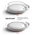 thumbnail image 6 of Ringke Slim Compatible with Apple AirTag Case, Hard Full Cover Protective PC Cover - Clear, 6 of 9
