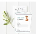 thumbnail image 4 of Inkdotpot 50-Pack Baby Word Scramble Baby Shower Game Cards Jungle Animals Party Supplies-Fun Baby Shower Game Favors, 4 of 6
