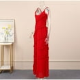 thumbnail image 5 of Robe Maxi Dos Nu Col en V avec Volants Taille L, 5 of 5