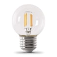 thumbnail image 2 of Feit Electric BPGM40/927CA/FIL LED Bulb, Globe, G16.5 Lamp, 40 W Equivalent, E26 Lamp Base, Dimmable, Clear, 2 of 2