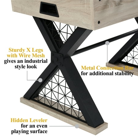Barrington - Brooks 48 inch Foosball Table - Light Brown/Black