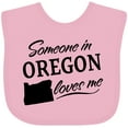 thumbnail image 3 of Inktastic Someone in Oregon Loves Me Boys or Girls Baby Bib, 3 of 4