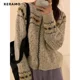 thumbnail image 2 of Cárdigan informal de manga larga para oficina, tejido de punto, cuello redondo, estampado de lunares, elegante, para invierno, 2023, 2 of 6