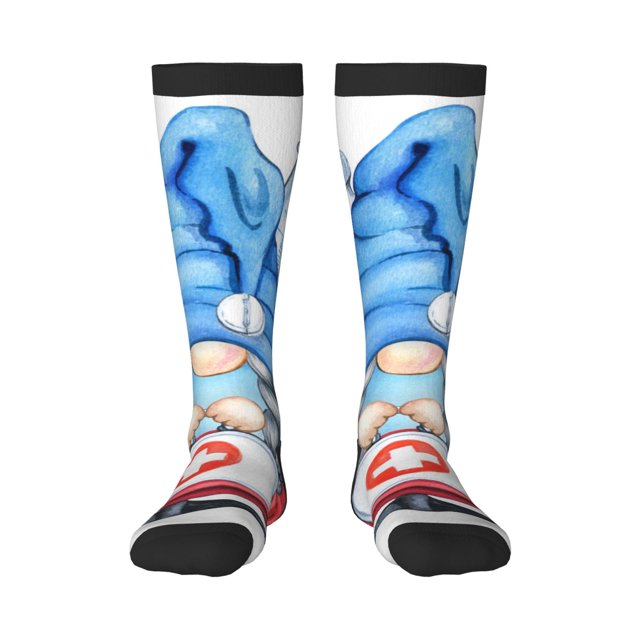 Balery Medicine Gnome Truck Red Calcetines novedosos Calcetines deportivos Calcetines hasta la rodilla Calcetines de algodón Calcetines originales y geniales