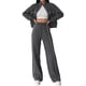 thumbnail image 1 of Conjunto Deportivo de Dos Piezas para Mujer, Ideal para Otoño Incluye Sudadera de Larga con Cremallera y Pantalón Gris Oscuro M, 1 of 7
