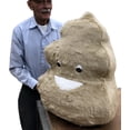 thumbnail image 5 of Giant Poop Plush Stuffed Emoji - 28 inches Weighs 10 pounds Soft Huge Made in the USA, 5 of 8