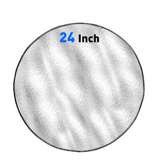 Deck Protector - Fireproof Mat Fire Pit Pad Deck Protector Great for Base, BBQ Mat, Patio Shield, Deck Defender - Fire Retardant Resistant mat for Outdoors - Charcoal Grill 24 Inch
