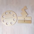 thumbnail image 2 of Wooden Beige Easter Rabbit Shape Egg Rack for Home Party Decorations 4014109, 2 of 8