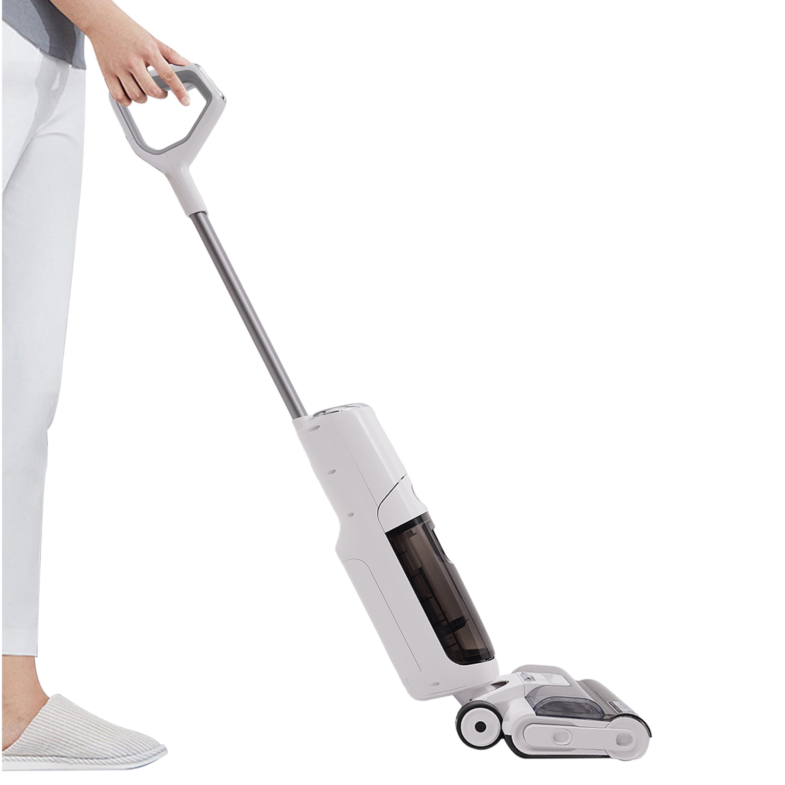 Smart Wet Dry Vacuum Cleaner, Great for Using on Hardwood, Linoleum, Marble, Hard Floors, Carpets, Laminates, in Rooms, Pet Rooms, Kitchens, Bathrooms to Clean Dust, Hair, and More