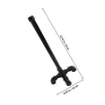 thumbnail image 2 of SOPOTUTU 1Ud Rack Para Papel De Metal Negro Para Hogar Con Base Estable Y Moderno, 2 of 8