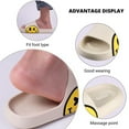 thumbnail image 5 of PISIQI Men's Smiley Slippers Sandals,EVA Anti-Slip Slippers,Gym Home Casual Shower Shoes, 5 of 9