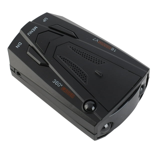 Monitor de radar del AutomÓVIL, Detector de radar de AutomÓVIL 360 Grados de Aarma de Detección de LÁSER 12 V CON ALMOHADILLA DE GOMA PARE EL VEHÍCULO PARA LA LA