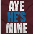 thumbnail image 2 of Aye He's Mine Boyfriend Girlfriend Women Crewneck Sweatshirt Brisco Brands 5X, 2 of 6