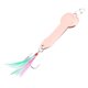 thumbnail image 3 of 4 Pieza Gancho Aparejo Señuelos de Pesca Vibrador Cuchara Cebo Rotatorio Gancho Aparejo Menear (Oro Rosa 21G), 3 of 5