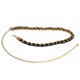 thumbnail image 5 of Cinturón de vestir elegante tejido de metal para mujer, dorado, 115 cm, 5 of 5