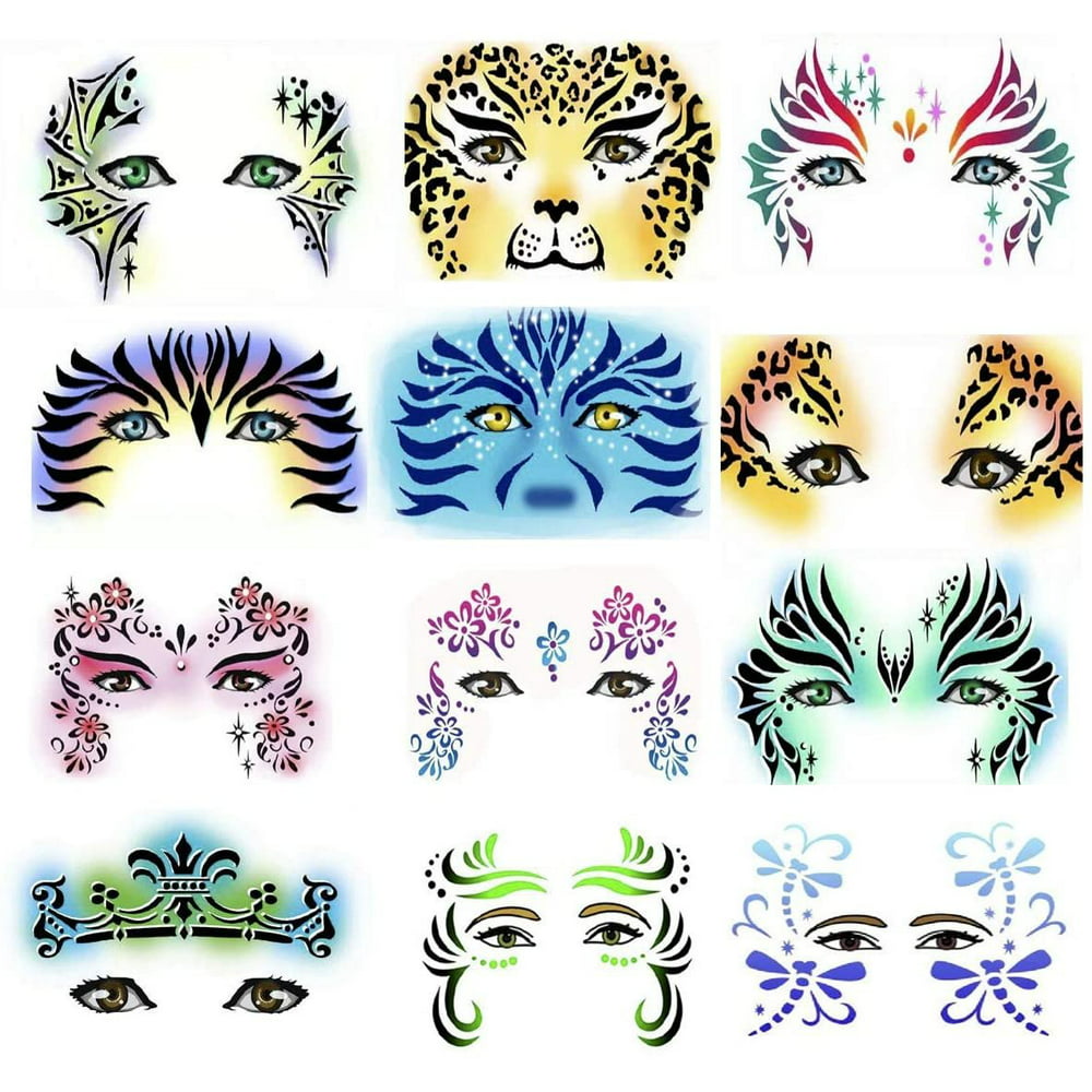 Face Painting Stencils Printable Printable Word Searches