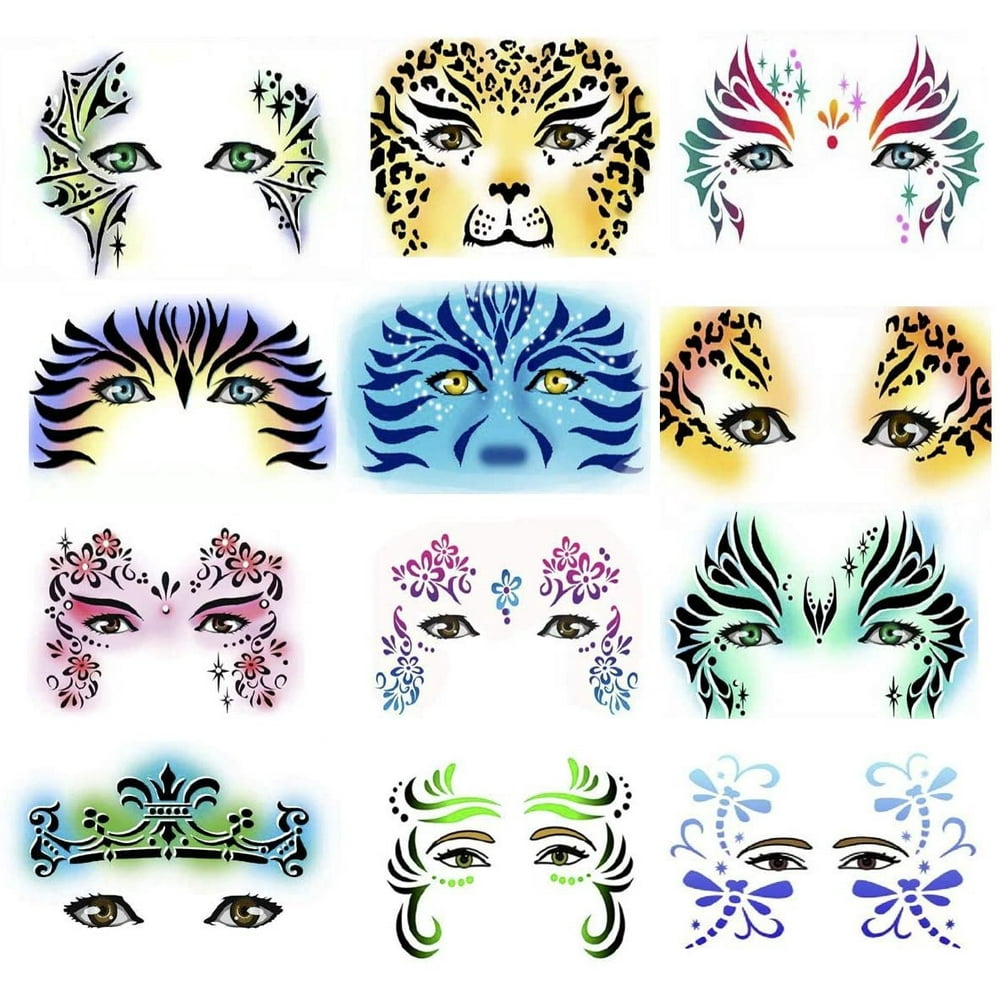 Face Paint Templates