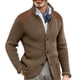 thumbnail image 5 of Suéter de otoño e invierno, cárdigan de solapa delgada, abrigo de punto de manga larga, suéter de hombre de talla grande europeo y americano, 5 of 6