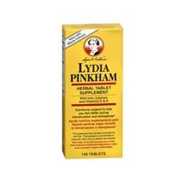 Lydia Pinkham Herbal Tablet Supplement 72 Tablets, 2-Pack