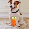 thumbnail image 5 of Durable Carrot Pineapple Chew Toy for Puppies and Dogs with Teeth Cleaning Rubber Design Indestructible Pet Toy, 5 of 7