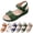 Green, variant on Women's Hook-and-Loop Wedge Casual Sandals Open-Toe Soft Sole Non-slip Summer Comfort Footwear Green 36