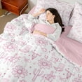 thumbnail image 4 of Manfei Western Cowgirl 7-Piece Twin Bedding Sets,Floral Cactus Bedding Comforter Set,Kawaii Bow Breathable Sheet Sets,Microfiber Teenagers Bedroom Decor,Reversible, 4 of 8