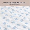 thumbnail image 6 of Seashells and Turtles Sheets Twin Bedding Set - Super Soft 3-Piece Coastal-Themed Bed Sheet Set for Kids & Teens – Sea Turtle & Seashell Bedding & Room Décor, 6 of 9