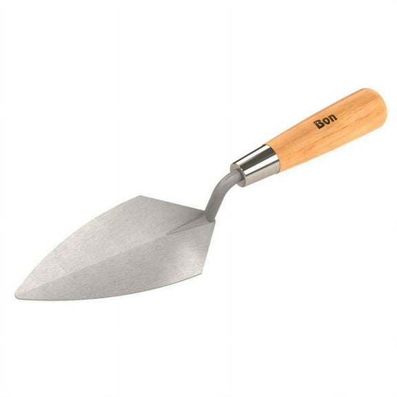 Bon 70-112 Pointing Trowel - Stainless Steel 5-1/2-in. X 2 3/4-in. Wood Handle