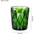 thumbnail image 4 of Gala Houseware Colored Water Glasses, Glass Tumblers Set of 6 Multi Colors Drinking Glasses, 4 of 5
