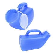 Manunclaims Urinals for Men 1000ML/32oz, Plastic Urine Bottles for Men, Spill Proof Screw Cap Lid, Portable Male Urinals, Urinal Bottle for Car, Elderly & Incontinence