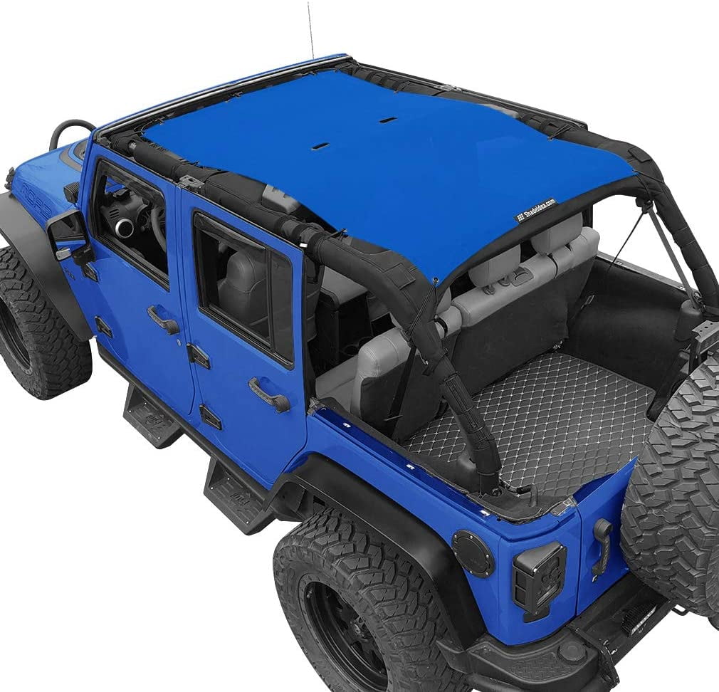 Shadeidea Jeep Wrangler Top Sunshade JK Unlimited Sun Shade 4 Door