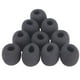 thumbnail image 1 of Paquete de 10 fundas de espuma Para micrófono perfecl protector de viento negro, 1 of 7