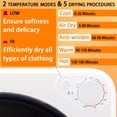 thumbnail image 4 of Dimedeal 1.8 cu.ft Portable Clothes Dryer, 800W Electric Compact Dryer Machine for Apartment & Small Spaces, 4 of 7