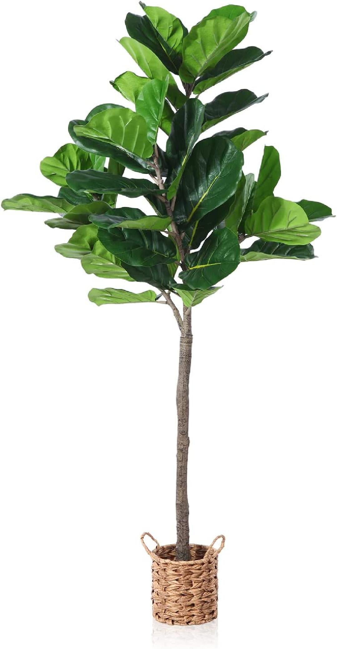 Artificial Fiddle Leaf Fig Tree,5FT Tall Faux Plants Artificial Ficus