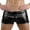 Black, variant on harmtty Fashion Club Men's Lace Up Patent Leather Boxers Underwear Underpants Shorts,Black