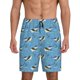 thumbnail image 1 of Balery Dolphin Lovers Pantalones cortos de pijama de punto de algodón para hombre con cinturilla y bolsillos-XX-Large, 1 of 6