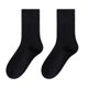 thumbnail image 5 of 1 par de calcetines de mujer de tubo medio sin olor, retro, color sólido, alta elasticidad, antideslizantes, transpirables, suaves, absorbentes del sudor, antiencogimiento, calcetines deportivos de, 5 of 8