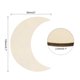 thumbnail image 2 of Uxcell 5"x2" Luna de Madera, Paquete de 20 Cortes de Madera en Blanco para Manualidades, Piezas de Madera Natural, 2 of 5