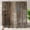 Abstract Paint 8 Brown1, variant on Brown Abstract Art Decor Shower Curtain,Beige Painting Bathroom Decor Polyester Fiber Plastic Rings Quick-Drying Waterproof for Bathtubs/Bathroom, 72x36 inches