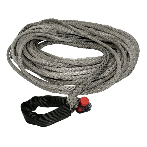 7/16" x 100' LockJaw Synthetic Winch Line Extension w/ Integrated Shackle 7,400 lbs WLL