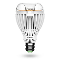 SANSI 36 Watts (350W Equiv) A21 LED Light Bulb, 5500 Lumens, E26 Base, 3000K Warm White Non-Dimmable