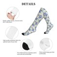 thumbnail image 5 of Sikiie Daisies Flowers 1 Pairs Compression Socks for Men and Women 15-20 mmHg Running Support Socks, 5 of 7