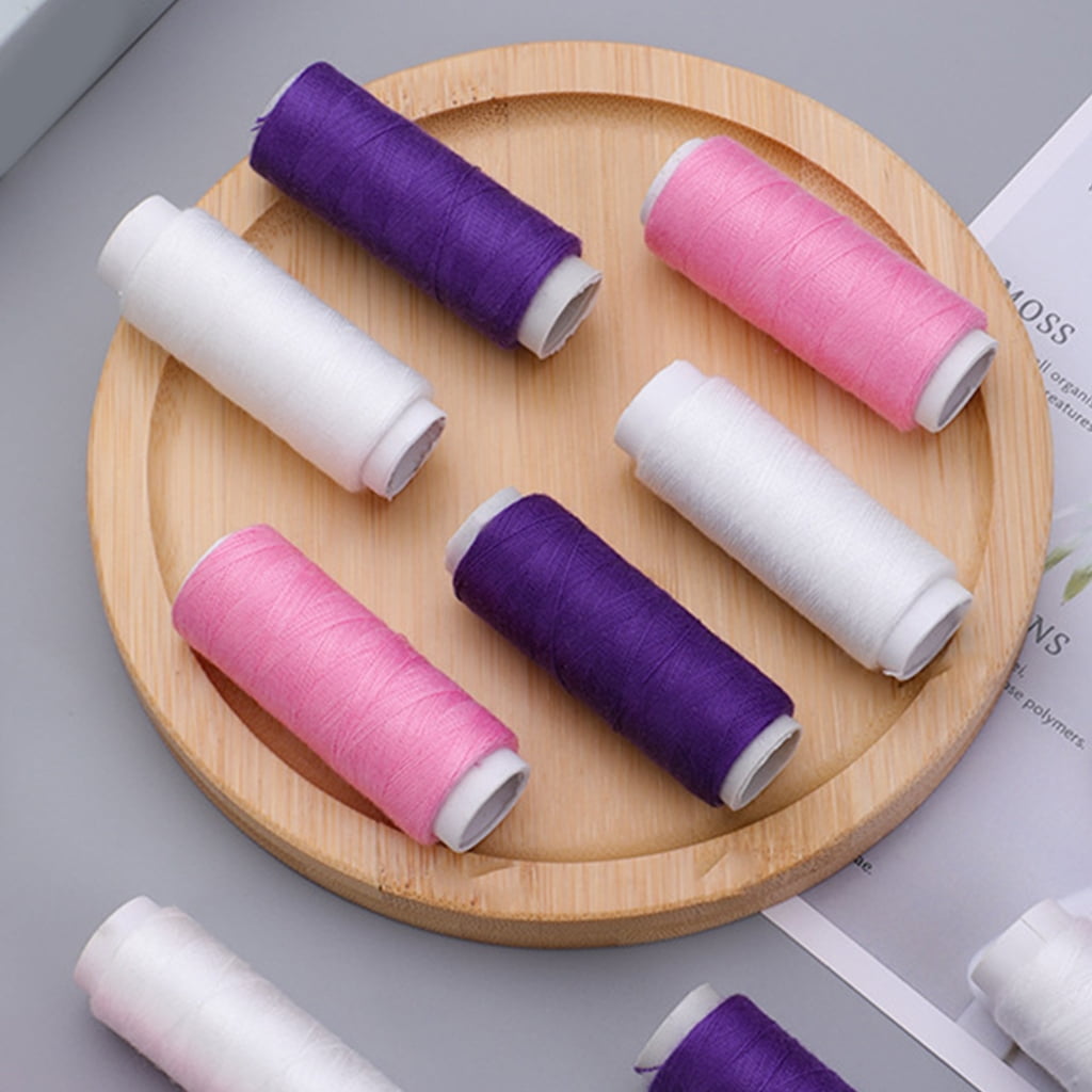 120 Spool of Polyester Sewing Thread Multicolored Spool Sewing Thread for Sewing