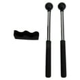 thumbnail image 1 of SHISUYAN 1 Paire de Baguettes en Caoutchouc Accessoires d'Instruments avec Support de Maillet, 1 of 8